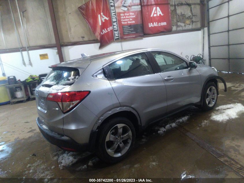 2022 HONDA HR-V LX VIN: 3CZRU6H39NM726578