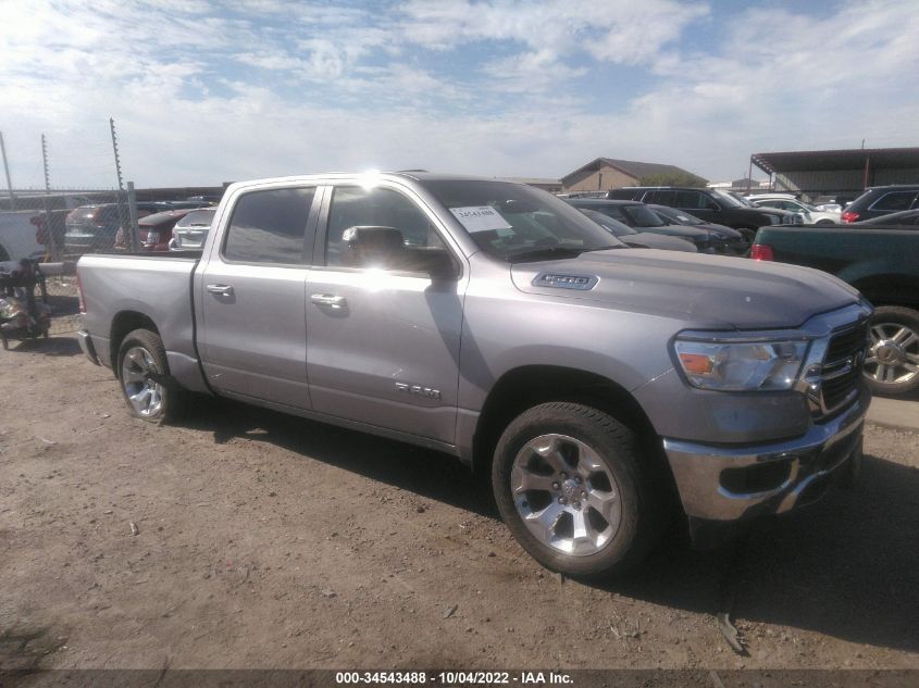2021 RAM 1500 LONE STAR VIN: 1C6SRFFT7MN778444