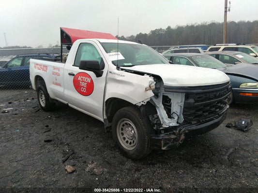 2022 CHEVROLET SILVERADO 1500 WORK TRUCK VIN: 3GCNAAED2NG549643