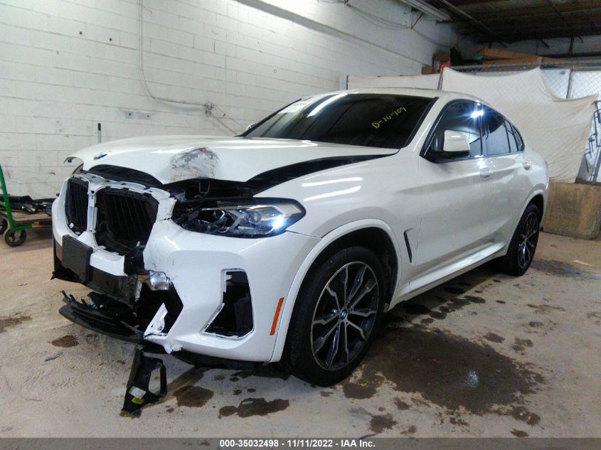 2022 BMW X4 XDRIVE30I VIN: 5UX33DT09N9L78083
