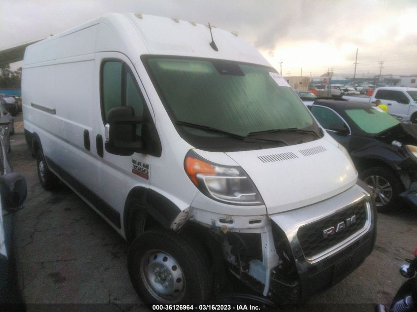 2022 RAM PROMASTER CARGO VAN VIN: 3C6MRVJG3NE130506