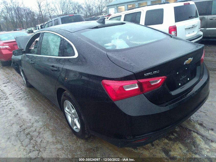 2022 CHEVROLET MALIBU LS VIN: 1G1ZB5ST3NF197376