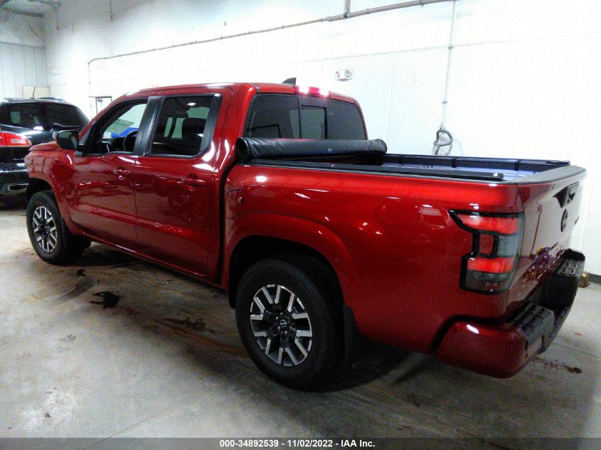 2022 NISSAN FRONTIER SV VIN: 1N6ED1EK7NN686488