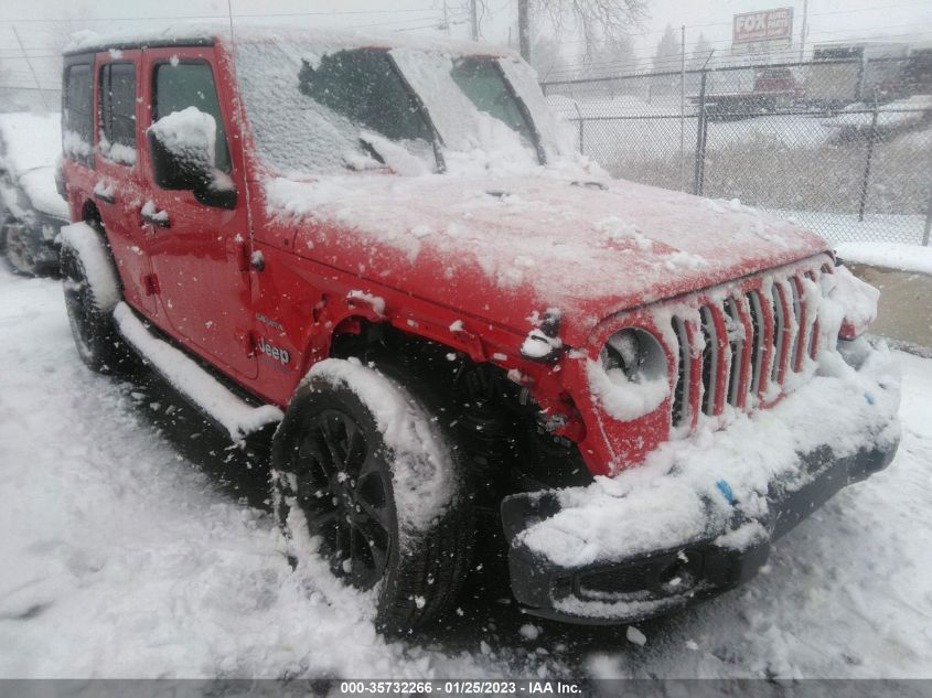 2023 JEEP WRANGLER 4XE SAHARA VIN: 1C4JJXP68PW517073