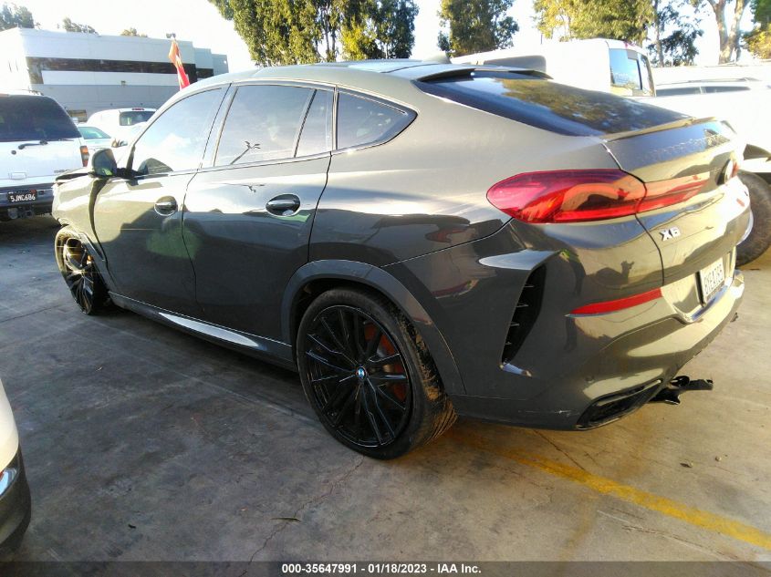 2022 BMW X6 M50I VIN: 5UXCY8C02N9J09948