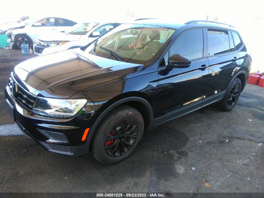 2021 VOLKSWAGEN TIGUAN S VIN: 3VV1B7AX6MM141954