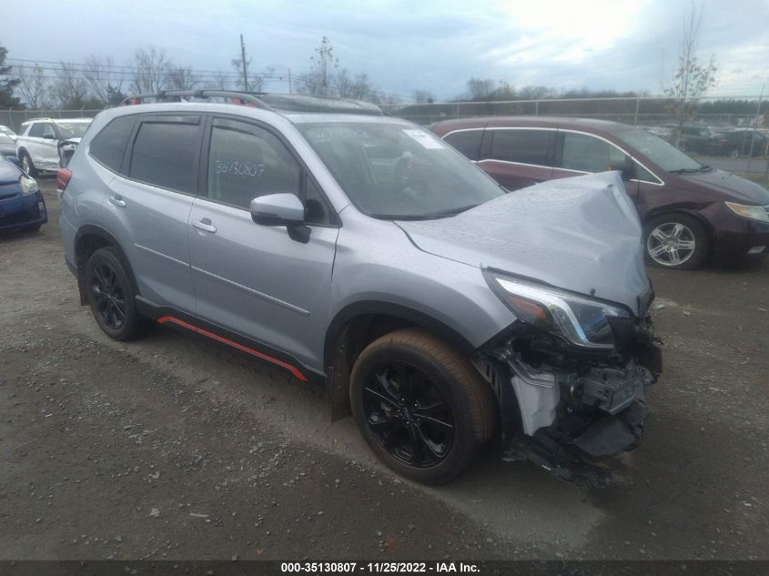 2022 SUBARU FORESTER SPORT VIN: JF2SKAJC3NH433176