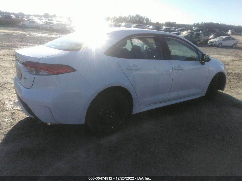 2022 TOYOTA COROLLA LE VIN: 5YFEPMAE9NP336519