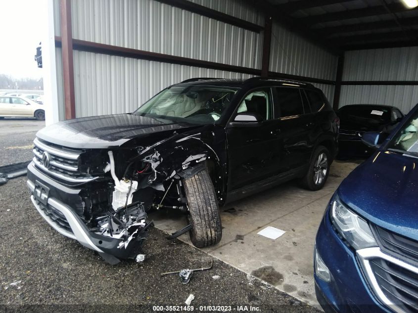 2022 VOLKSWAGEN ATLAS 3.6L V6 SE W/TECHNOLOGY VIN: 1V2KR2CA0NC533436
