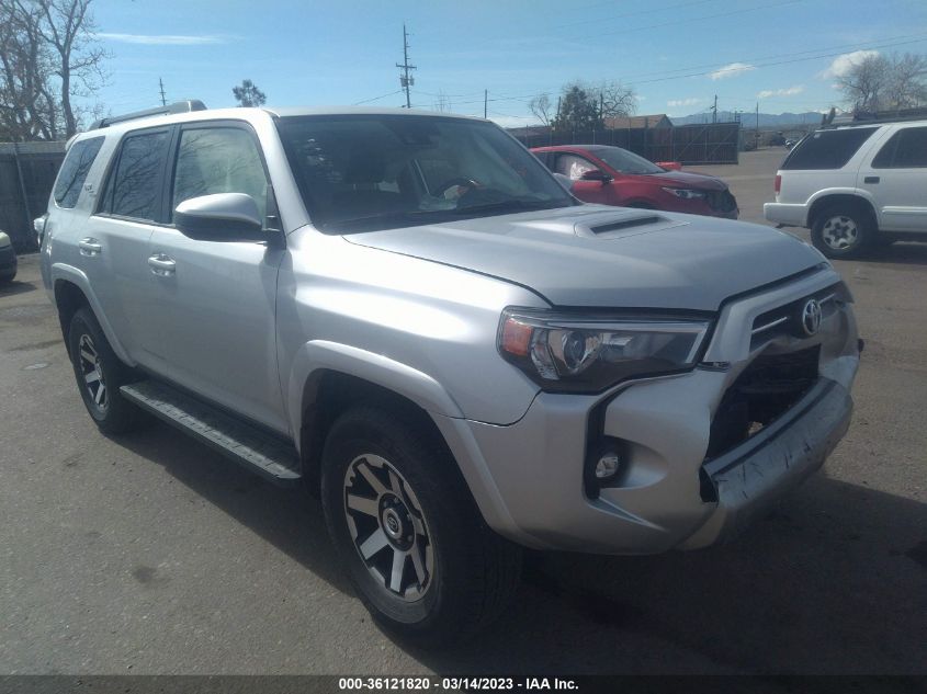 2022 TOYOTA 4RUNNER TRD OFF ROAD VIN: JTEPU5JR9N6062378