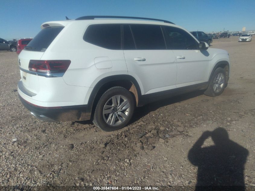 2021 VOLKSWAGEN ATLAS 2.0T S VIN: 1V2AP2CAXMC569277