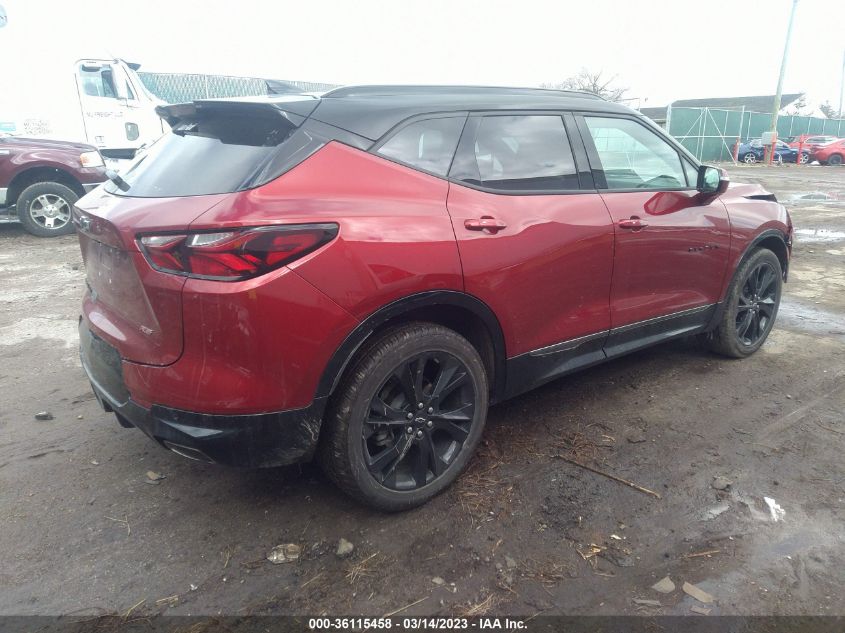 2022 CHEVROLET BLAZER RS VIN: 3GNKBKRS2NS170354