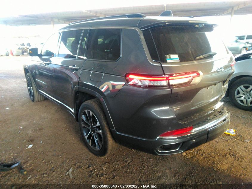 2022 JEEP GRAND CHEROKEE L OVERLAND VIN: 1C4RJJDG9N8556205