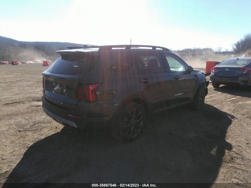 2022 KIA SORENTO X-LINE EX VIN: 5XYRHDLF5NG097804