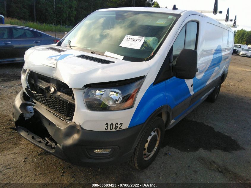 2021 FORD TRANSIT CARGO VAN VIN: 1FTBR1Y84MKA28957