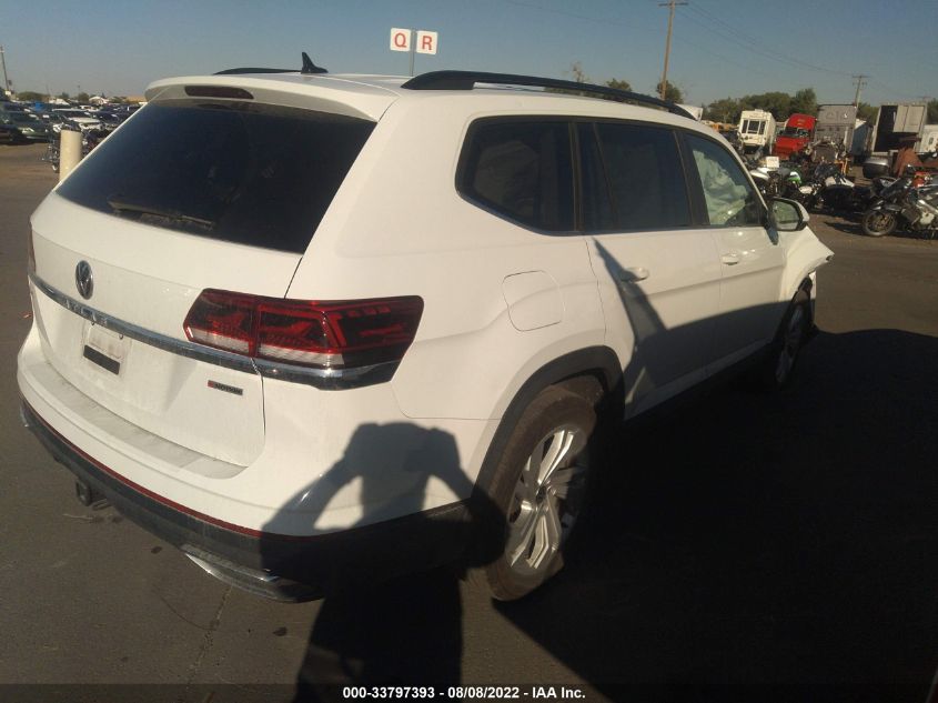 2021 VOLKSWAGEN ATLAS 3.6L V6 SE W/TECHNOLOGY VIN: 1V2KR2CA6MC567458