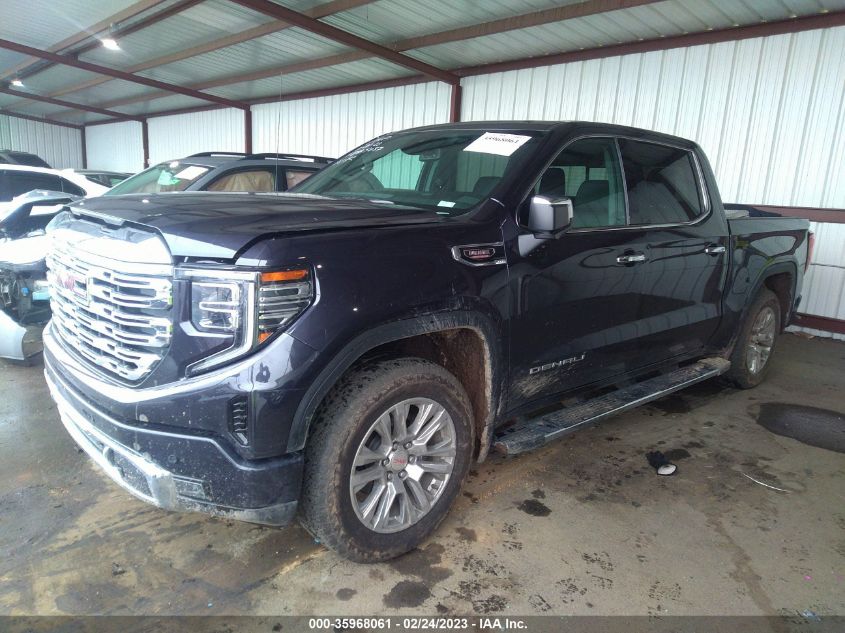 2022 GMC SIERRA 1500 DENALI VIN: 3GTUUGET3NG625349
