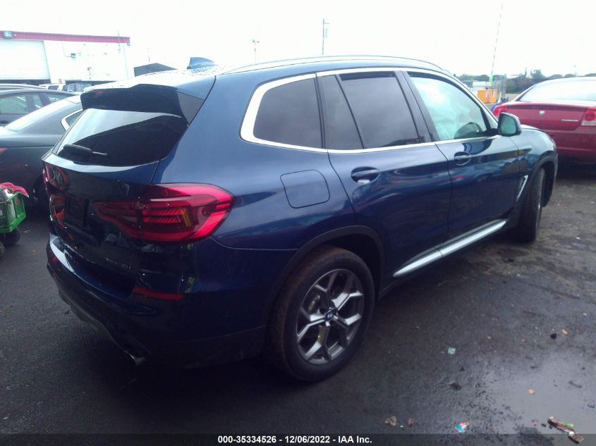 2020 BMW X3 XDRIVE30I VIN: 5UXTY5C02L9D17374