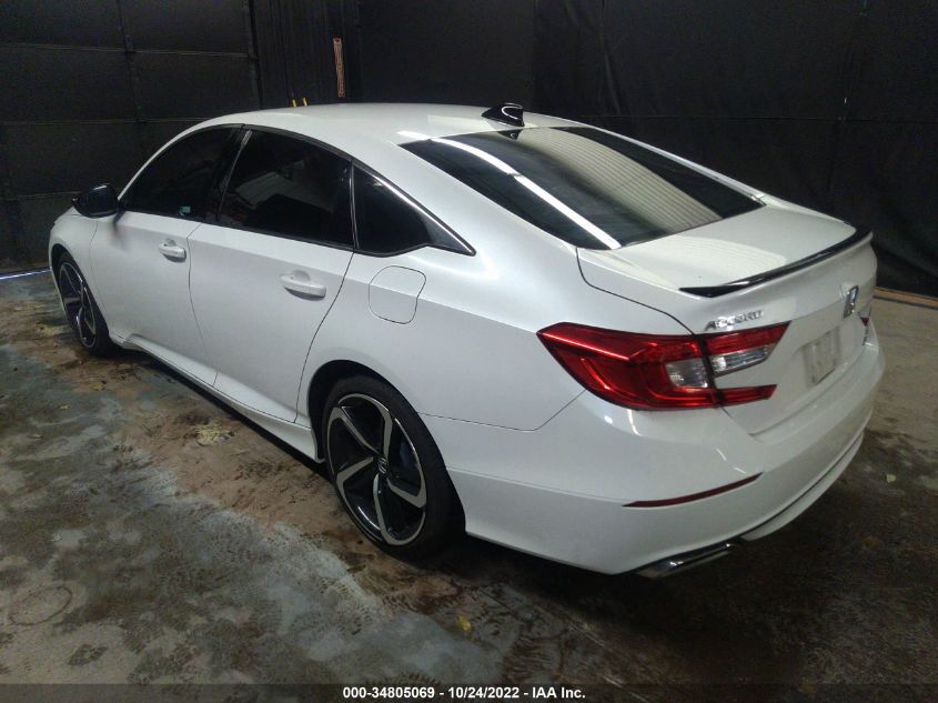 2022 HONDA ACCORD SEDAN SPORT VIN: 1HGCV2F3XNA003275