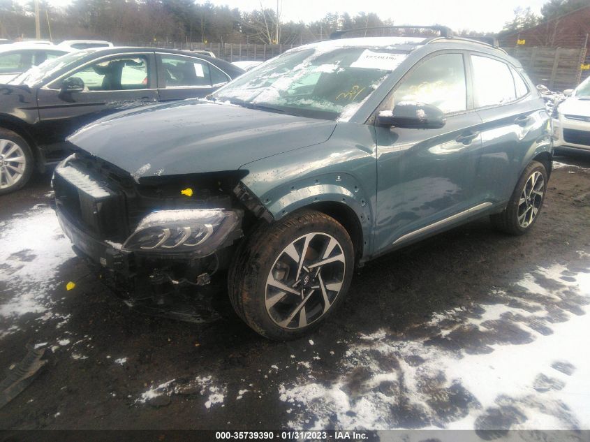 2022 HYUNDAI KONA LIMITED VIN: KM8K5CA30NU814908