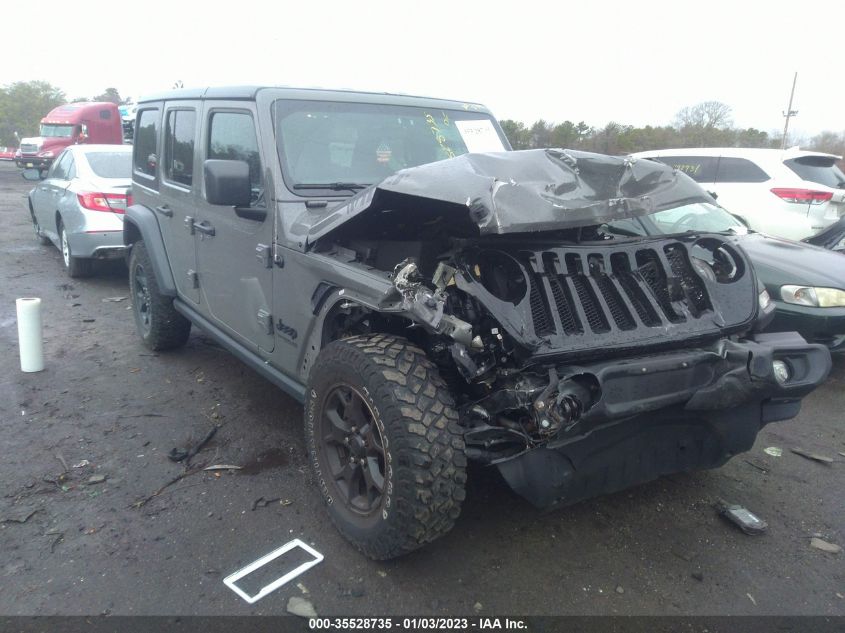 2020 JEEP WRANGLER UNLIMITED WILLYS VIN: 1C4HJXDN1LW158864