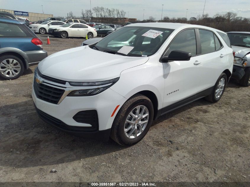 2022 CHEVROLET EQUINOX LS VIN: 2GNAXHEV5N6128436
