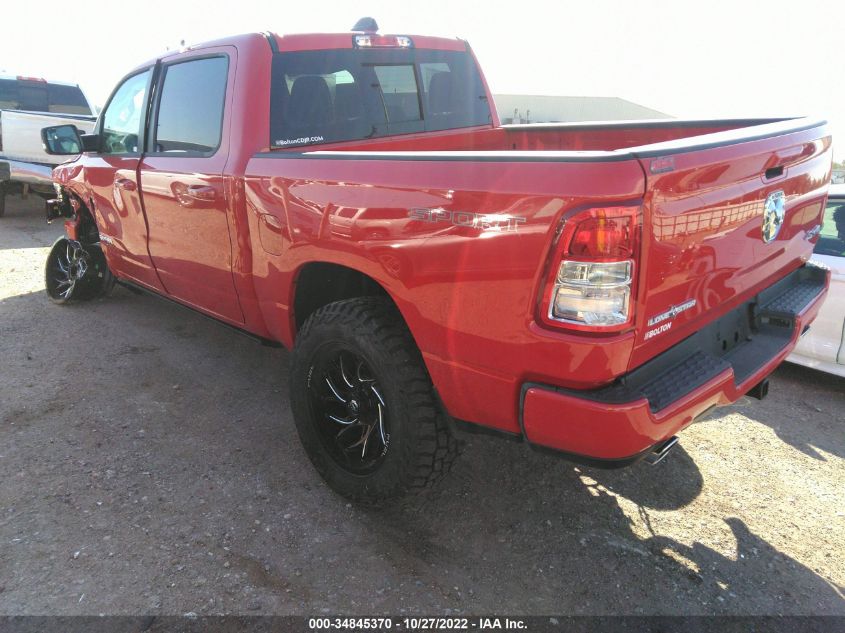2022 RAM 1500 LONE STAR VIN: 1C6SRFFT6NN418728