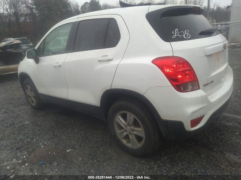 2020 CHEVROLET TRAX LS VIN: KL7CJNSB2LB042021