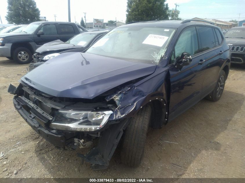 2021 VOLKSWAGEN TIGUAN S VIN: 3VV1B7AX1MM036786