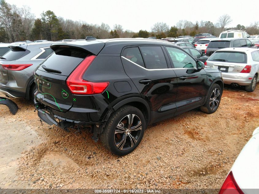 2022 VOLVO XC40 INSCRIPTION VIN: YV4AC2HL3N2790084