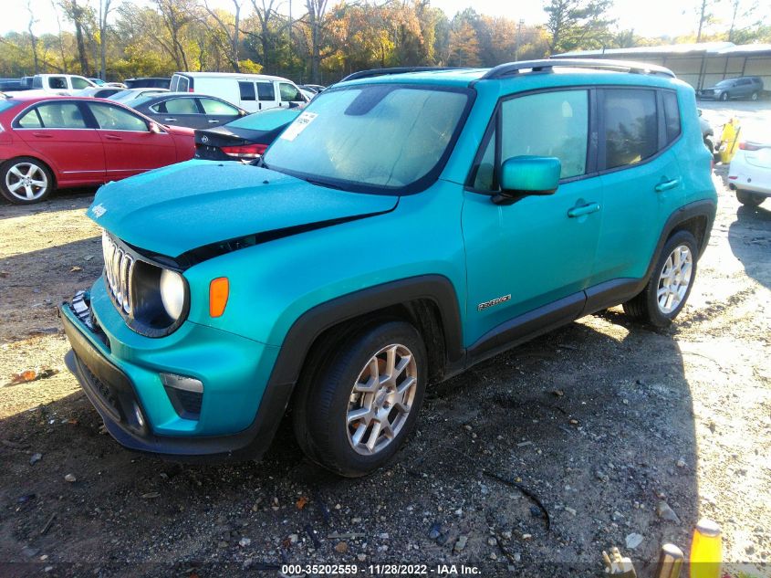 2020 JEEP RENEGADE LATITUDE VIN: ZACNJABBXLPL72027