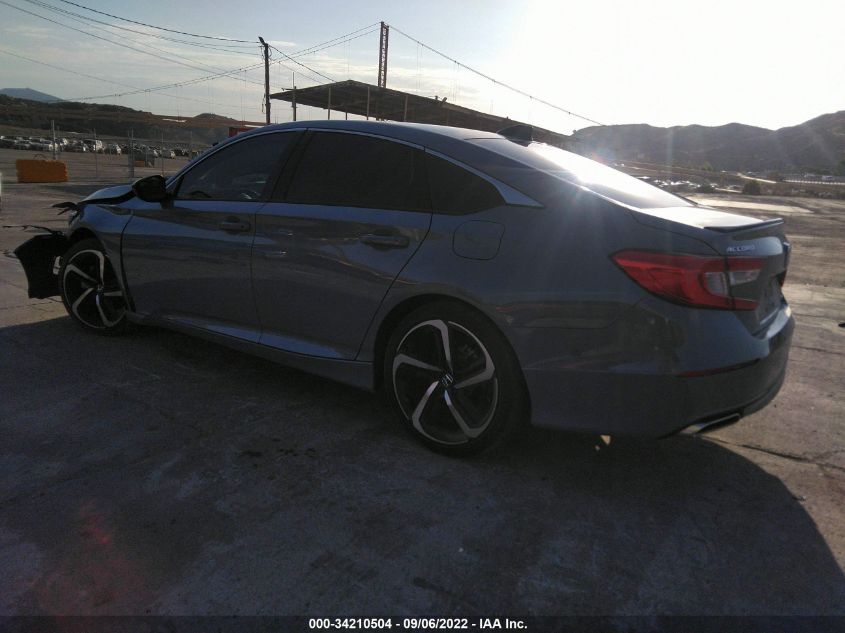 2021 HONDA ACCORD SEDAN SPORT VIN: 1HGCV1F30MA059539
