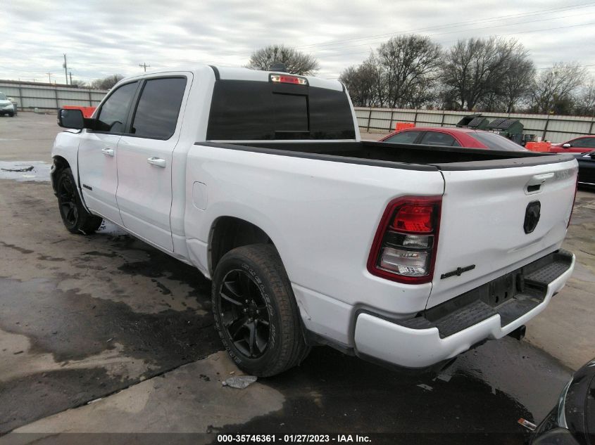 2021 RAM 1500 LONE STAR VIN: 1C6RREFT9MN835672