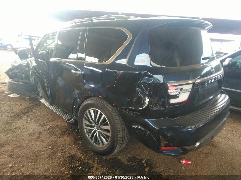 2022 NISSAN ARMADA SL VIN: JN8AY2BC2N9161716