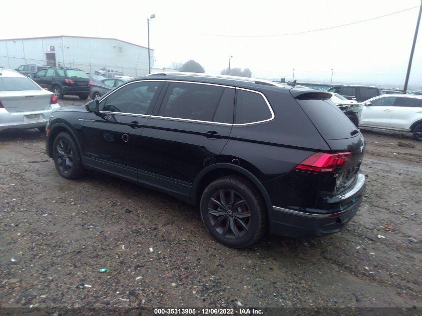 2022 VOLKSWAGEN TIGUAN SE VIN: 3VV3B7AX3NM115208