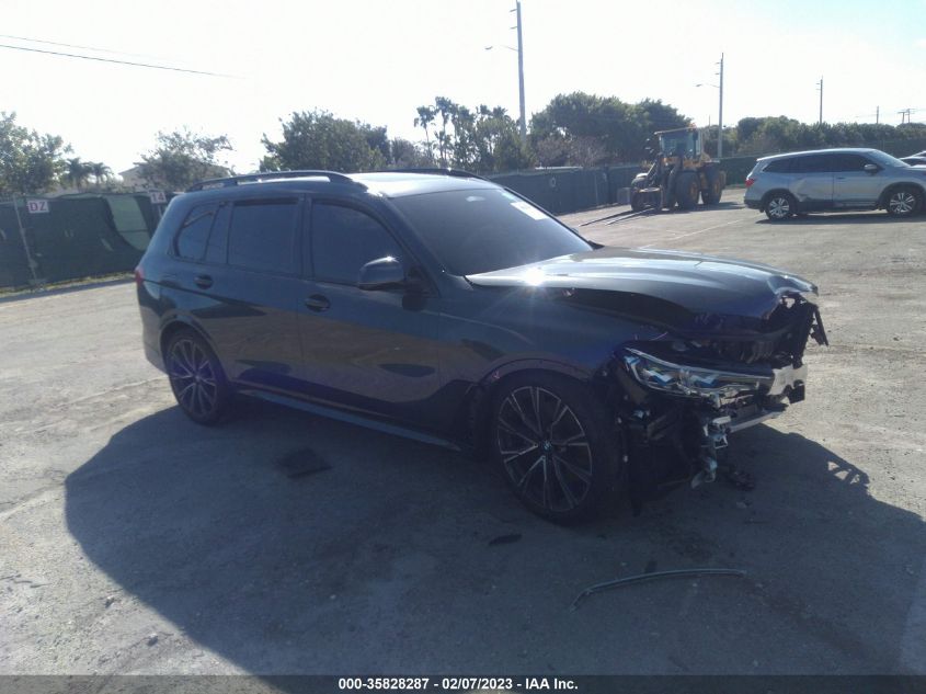 2022 BMW X7 M50I VIN: 5UXCX6C00N9L97489