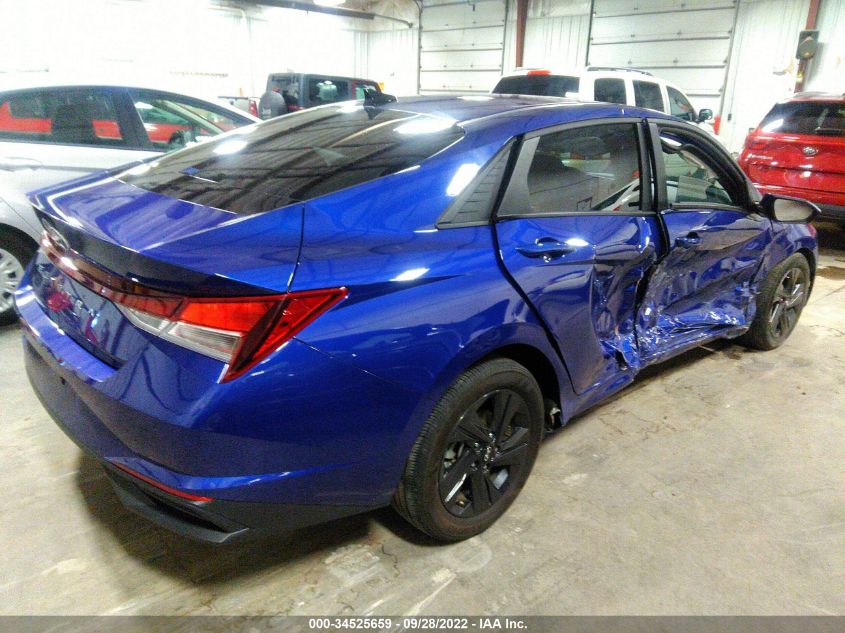 2021 HYUNDAI ELANTRA SEL VIN: KMHLS4AG9MU137314
