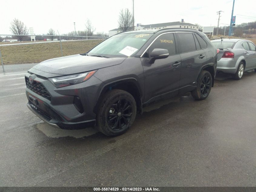2022 TOYOTA RAV4 HYBRID SE VIN: 2T3T6RFV6NW036359