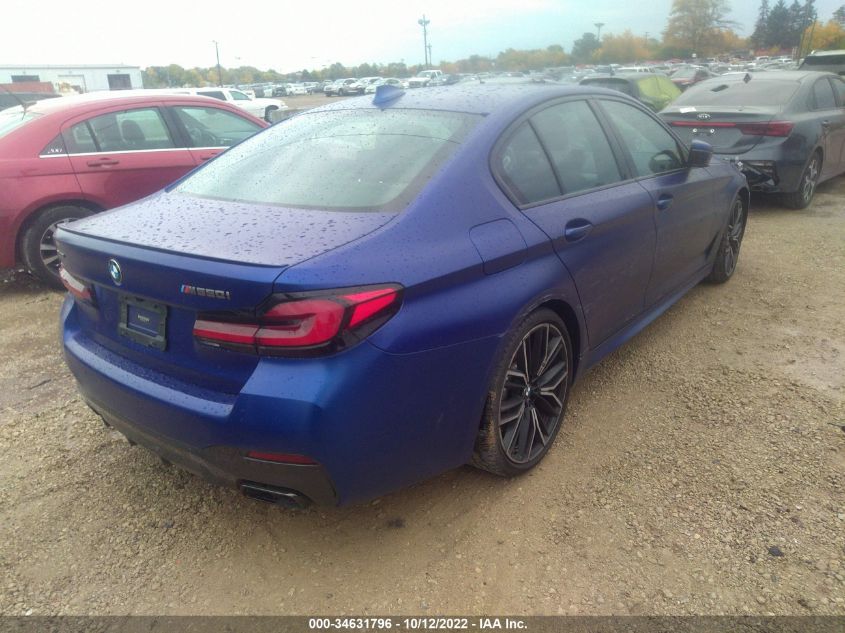 2021 BMW 5 SERIES M550I XDRIVE VIN: WBA13BK04MCF71449
