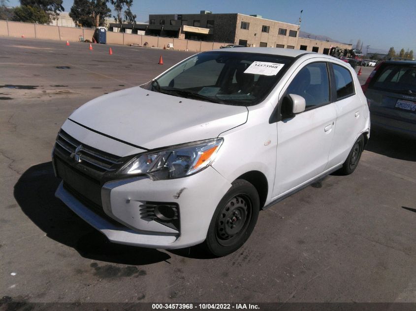 2021 MITSUBISHI MIRAGE ES/LE/CARBONITE EDITION VIN: ML32AUHJXMH001760