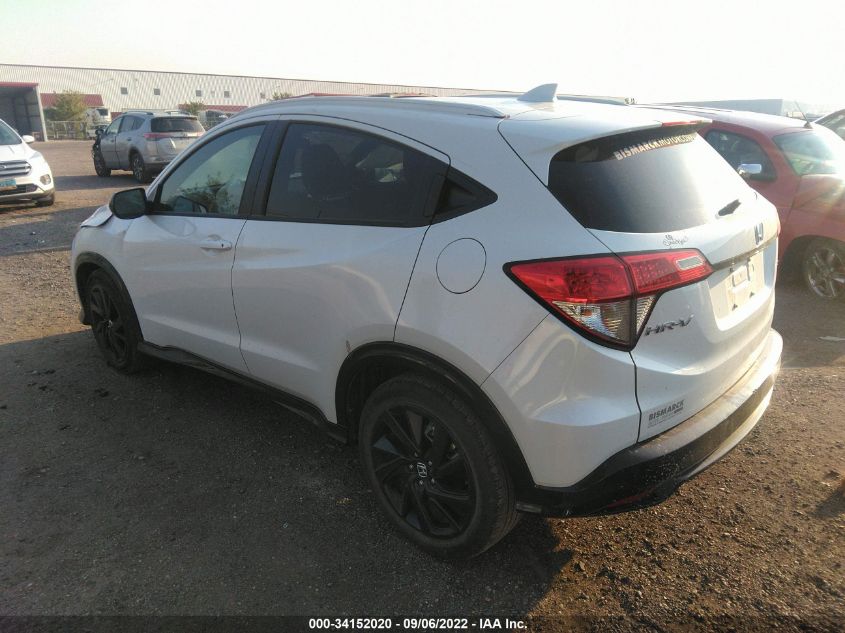 2022 HONDA HR-V SPORT VIN: 3CZRU6H1XNM761144