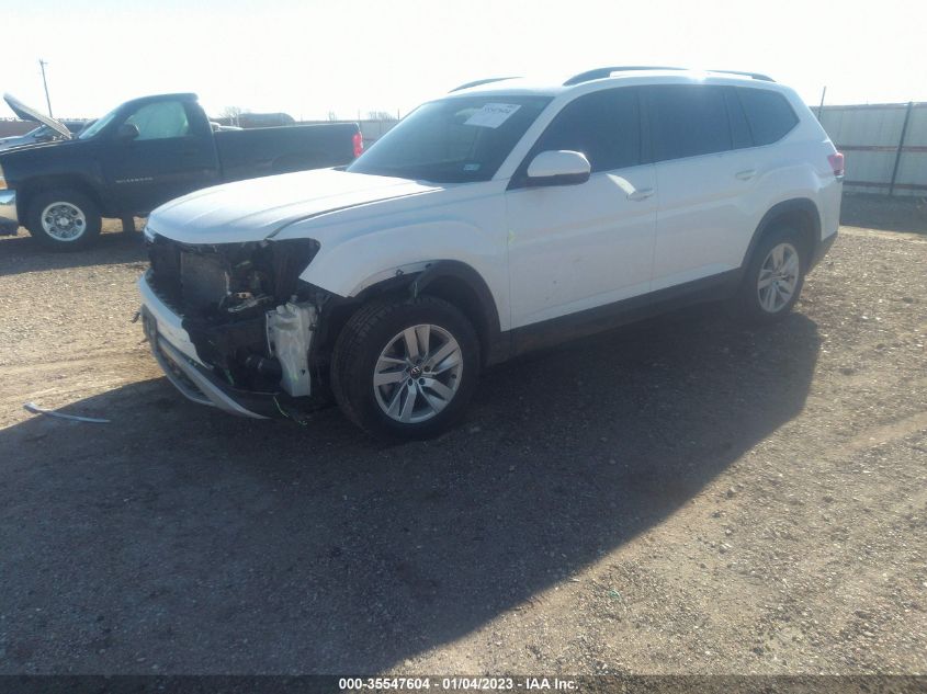 2021 VOLKSWAGEN ATLAS 2.0T S VIN: 1V2AP2CAXMC569277