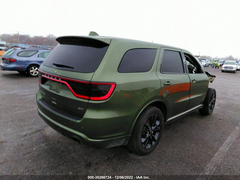 2021 DODGE DURANGO GT PLUS VIN: 1C4RDHDG7MC626988