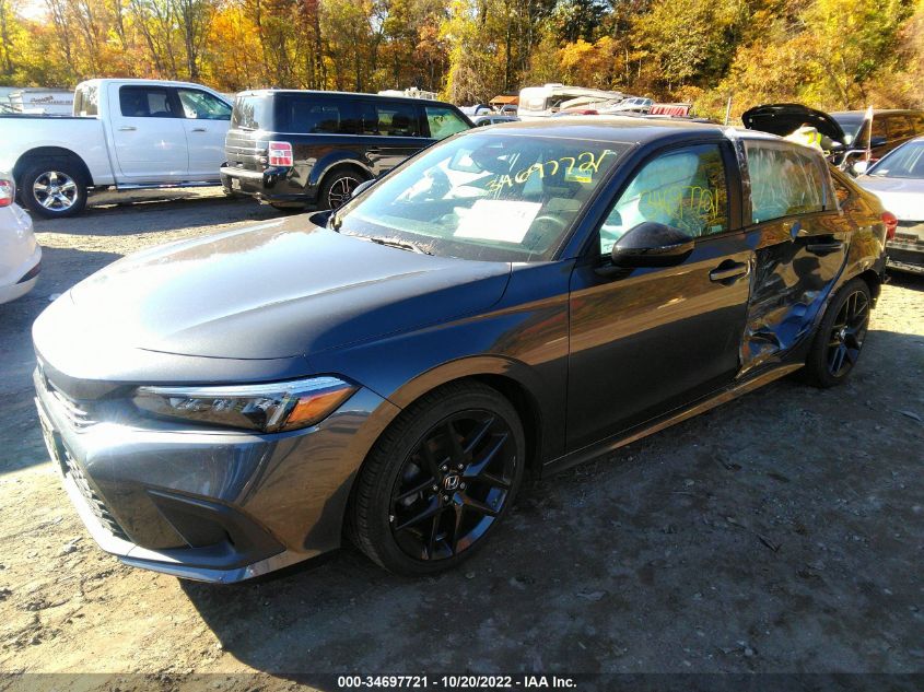 2022 HONDA CIVIC SEDAN SPORT VIN: 2HGFE2F59NH540154