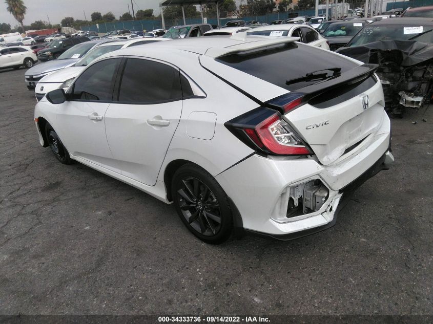 2021 HONDA CIVIC HATCHBACK EX VIN: SHHFK7H66MU426478