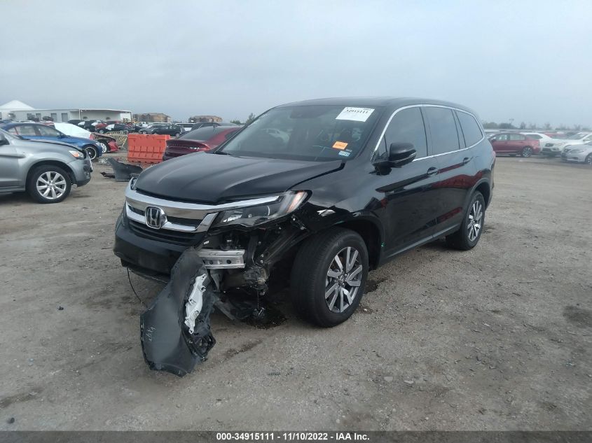 2022 HONDA PILOT EX-L VIN: 5FNYF5H54NB012482