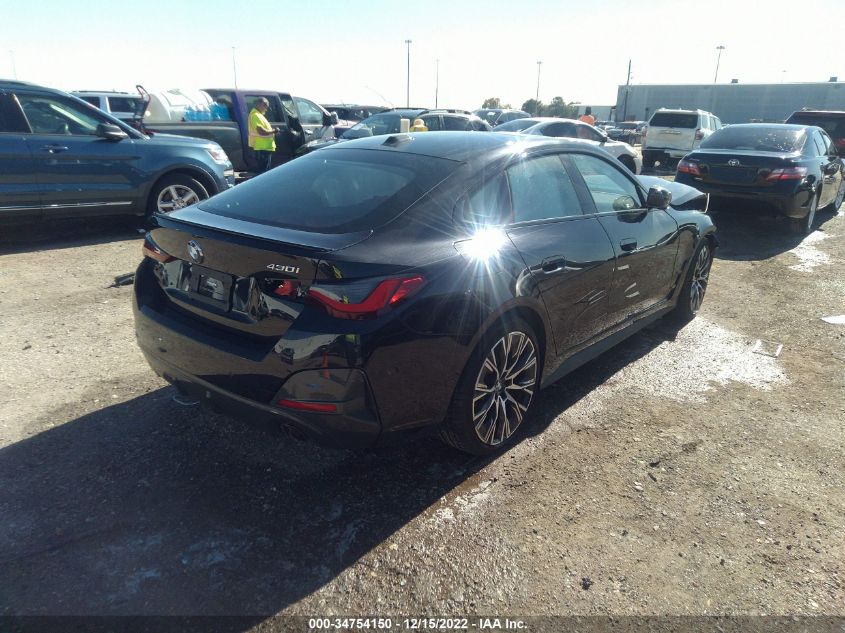 2022 BMW 4 SERIES 430I VIN: WBA63AV06NFM76738