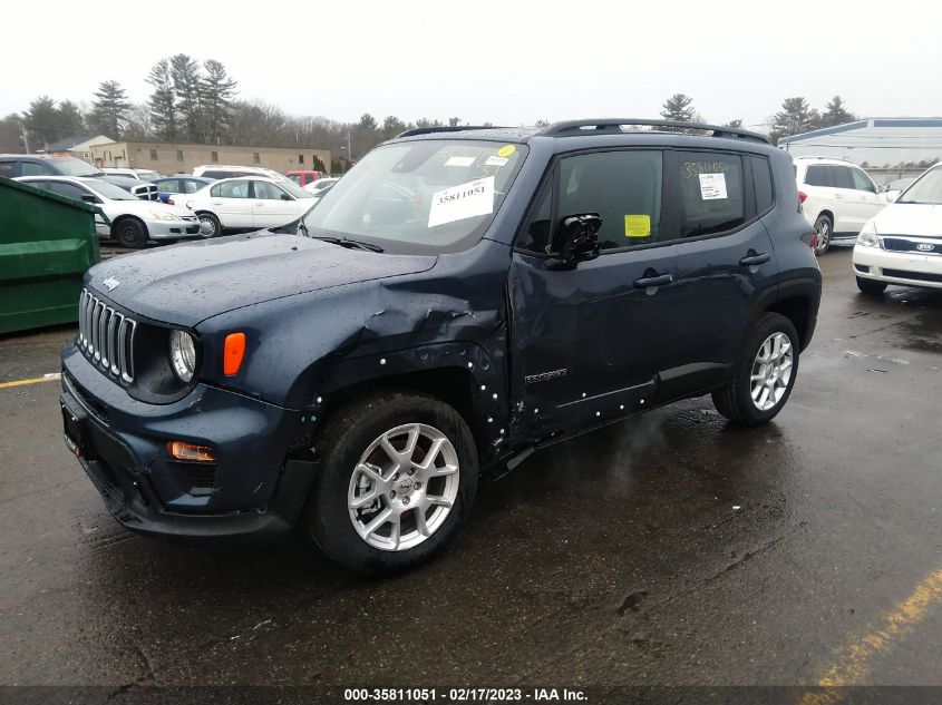2022 JEEP RENEGADE LATITUDE VIN: ZACNJDB16NPN86427