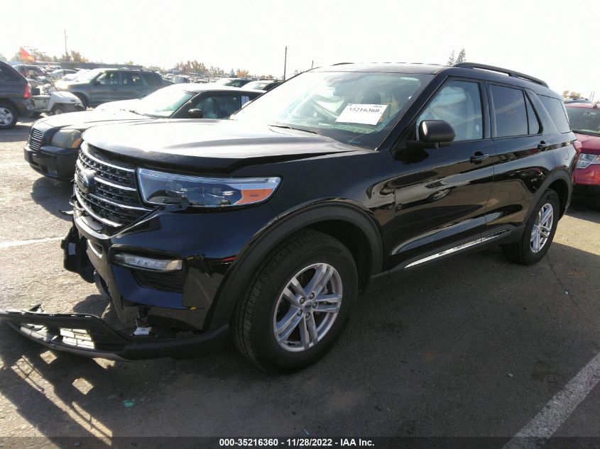 2022 FORD EXPLORER XLT VIN: 1FMSK8DH2NGA51737