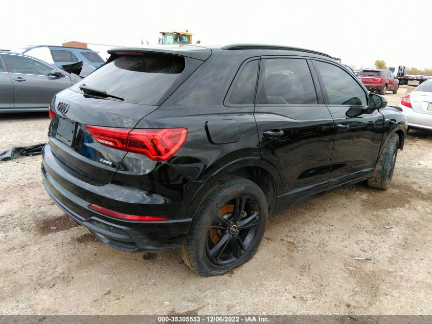 2022 AUDI Q3 S LINE PREMIUM PLUS VIN: WA1EECF39N1082767